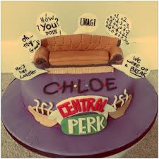 Friends Tv Show Cake With Couch And Quotes Made For My Sisters Birthday By Laura S Cake Corner Friends Cake Friends Birthday Cake Cake Tv Show