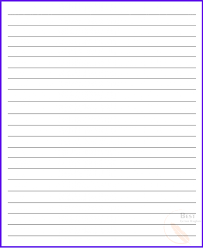 For class or home use. Free Printable Lined Paper Templates For Kids In Pdf