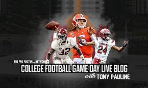 An average professional football game lasts 3 hours and 12 minutes, but if you. College Football Games Today Week 4 Tv Schedule Live Blog