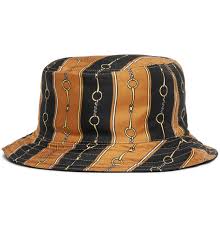 Gucci Reversible Velvet And Printed Twill Bucket Hat