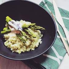 Risotto Ail Des Ours Asperges Beurre Au Yuzu