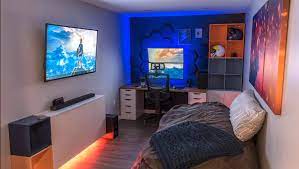 Cool Bedroom Ideas For Gamers Bedroom Setup Game Room Family Small Game Rooms