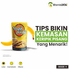Keripik pisang unik dengan citarasa menarik. Bisnis Ukm Tips Bikin Kemasan Keripik Pisang Yang Facebook