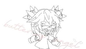 Gacha club coloring pages #509376 (license: Can Make Line Art Of Your Gacha Club Or Gacha Life Oc By Buttercup Angel Fiverr