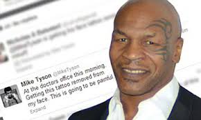 What does mike tyson's tribal face tattoo mean? April Fools 2013 Joke Mike Tyson S Getting Face Tattoo Removed Daily Mail Online