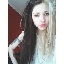 You can see a gallery of blonde and black hair at the bottom below. Half Black And Blonde Hair Tumblr Google Search Dyed Hair Pastel Hair Aesthetic Hair
