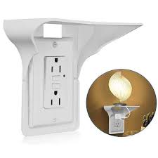 Dimmer switch compatible to adjust various kind of lights you want. Wall Outlet Shelf Space Saving With Cable Channel For Cords Bathroom Counter Top Socket Plug Shelf On Sale Overstock 29928484