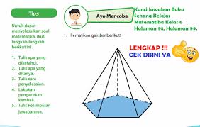 Lengkap Kunci Jawaban Halaman 98 99 Buku Senang Belajar Matematika Kelas 6 Kunci Jawaban Tematik Lengkap Terbaru Simplenews