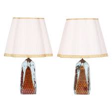Free shipping & free returns*. Pair Of Italian Table Lamps In Murano Glass Red With 24 Karat Gold