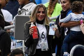 There have been reports that the footballer proposed to the model. Croatia Vs France The Girlfriend Of Paul Pogba Maria Saues Marca English