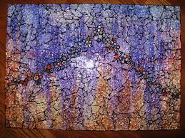 Mt Hood Sold Tempered Glass Glass Mosaic Art Mosaic Glass