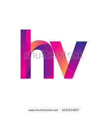 Initial Letter Hv Logo Lowercase Magenta And Orange Modern And Simple Logo Design Simple Logo Design Initials Logo Initial Letters