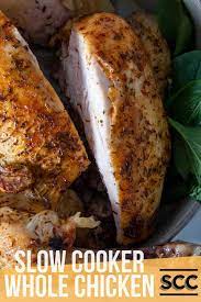Slow Cooker Whole Chicken Slow Cooker Club Recipe Crockpot Recipes Slow Cooker Chicken Crockpot Recipes Chicken Slow Cooker Recipes