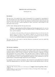 History of international law, foundations and principles of international law, sources of international law, law of treaties: Pdf The Rule Of Law In Malaysia Khong Meiyan Academia Edu