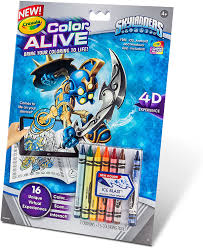 Stealth elf skylander coloring pages. Crayola Color Alive Action Coloring Pages Skylanders Amazon De Kuche Haushalt
