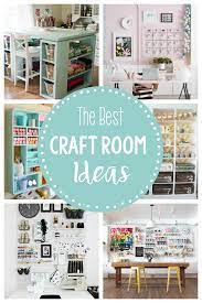 The work space/craft room of pennsylvania newlywed jess mauras (shown here with husband joe) was a pile of stress and ribbons, devoid of inspiration—and, for that matter, shelving. 15 Fun Amazing Craft Room Ideas Craft Room Ideas On A Budget Fun Craft Room Small Craft Rooms