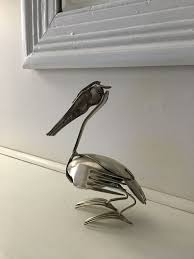 Pelican By Cat Cutlery Art Spoon Art Flatware Art