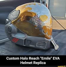 The more time you level up the more armor types are unlocked. Custom Halo Reach Emile Eva Helmet Replica Custom Halo Reach Emile Eva Helmet Replica