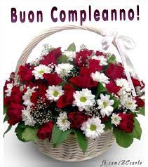 Immagini di auguri di compleanno varie. Fiori Rossi E Bianchi Cartolina D Auguri Di Compleanno