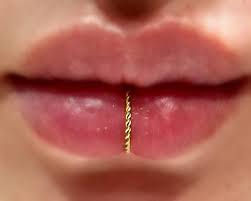 Surgical Steel Fake Lip Ring X2f Fake Lip Piercing X2f Lip Ring Fake Labret Piercing Lip Piercing Fake Lips