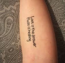 When he first met his client, kane brown on florida georgia line's dig your roots tour, he. Love Is The Answer Music Is Healing Florida Georgia Line Lyric Tattoo Healing Tattoo Line Tattoos Tattoo Quotes