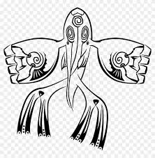 It is the version mascot for pokémon emerald. Groudon Kyogre Rayquaza Coloring Pages Coloring Pages Kyogre Tribal Hd Png Download 1024x1002 696405 Pngfind