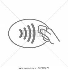 Contactless payment systems are credit cards and debit cards, key fobs, smart cards, or other devices, including smartphones and. Contactless Payment Vector Photo Free Trial Bigstock