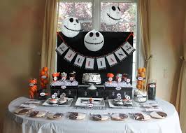 A Nightmare Before Christmas Party Christmas Birthday Party Decorations Christmas Birthday Party Nightmare Before Christmas