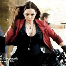 Scarlet Witch Scarlet Witch Red Leather Jacket Scarlet