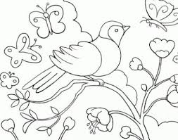 Dibujos Para Colorear De Primavera
