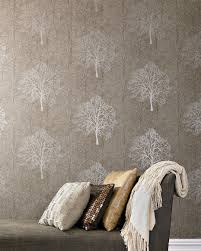 Bring The Outside In With Our Collection Of Nature Inspired Wallpaper Injecting The Essence Of The Forest Brown Wallpaper Wall Coverings Wallpaper Living Room