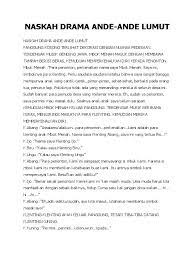 Maybe you would like to learn more about one of these? Naskah Drama Ande Pdf