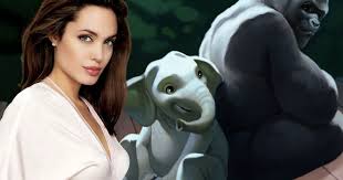 The movie and book are based on the life of an actual western lowland gorilla named ivan. Angelina Jolie Is Stella The Elephant In Disney S One And Only Ivan