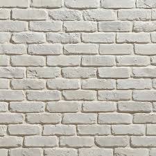 Koni Brick Old Chicago Blanc 8 20 In X 2 50 In Thin Brick 10 76 Sq Ft Flats Manufactured Stone Siding Kbft 214blc In 2020 Thin Brick Brick Face Brick