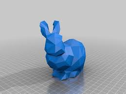 Low Poly Stanford Bunny By Johnny6 Low Poly Bunny Poly