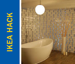 Ikea, doff thy name, and for that name which is no part of thee take all my money. Awesome Ikea Hack Of The Week A Glass Block Wall Made From Cheap Vases