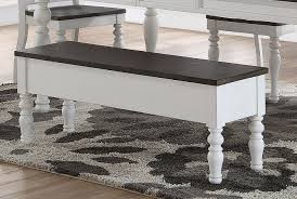 Clear clutter and add sophisticated style with storage ottomans and benches. Joanna Dining Room Set W Bench By Steve Silver Furniture Furniturepick