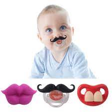 Buy Solifegoble Mustache Pacifier Kissable Mustache Pacifier Funny Baby Pacifier Pacifier 0 6 Months Bpa Free 3 Pack Online In Vietnam B08l4grvhy
