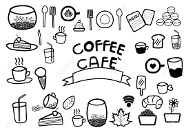 Abstrakte Hand Zeichnen Gekritzel Linie In Kaffee Und Essen Cafe Konzept Auf Weissem Hintergrund Vektor Illustration Cartoon Stil Lizenzfrei Nutzbare Vektorgrafiken Clip Arts Illustrationen Image 69150509