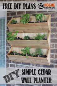 But how to create such a wall? Cedar Wall Planter Free Diy Plans Rogue Engineer