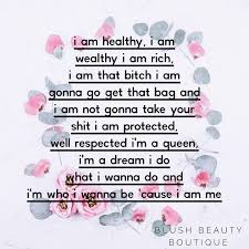 The rich are different from you and me—th. Repeat Daily In The Mirror Blush Beauty Boutique Facebook