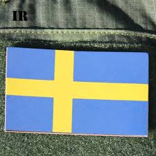 Flaggan för wilmington, delaware i usa är modellerad efter den svenska flaggan till minne av den. Ir Sverige Flagga Tac Up Gear
