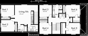 All house plans and images on the house designers® websites are protected under federal and international copyright law. Duplex House Plans Apartment Over Garage Adu Floor Plans D 569