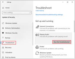 Click on find and fix problems with playing sound options. How To Fix Laptop Speakers Crackling Sound Issue