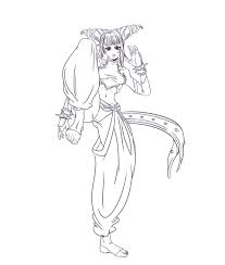 Download or print this amazing coloring page: Artstation Juri Street Fighter Andrea Balmaceda