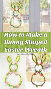 We've got your front door covered. How To Make A Bunny Shaped Easter Wreath Diy Crafts