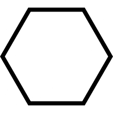 Download Hexagon Geometrical Shape Outline for free | Hexagon, Hexagon quilt pattern, Draw a hexagon