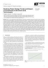 Today's power outages news, live updates & all the latest breaking stories from 7news. Pdf Studying Power Outage Trends And Impact Of Investments In The Smart Grid Technologies