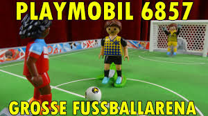 Playmobil 6894 soccer player france figure in figures. Playmobil 6857 Grosse Fussballarena Zum Mitnehmen Football S Coming Home Youtube