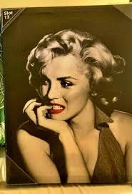 Marilyn Monroe JM02 Jerry Michaels Portrait 15x19" Stretched Canvas Wall  Art NEW